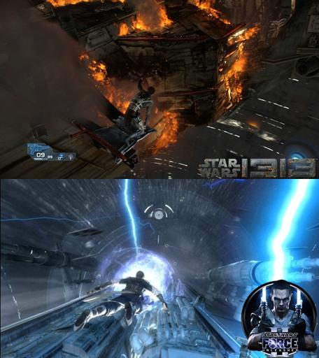 Star Wars 1313 - Сравнение графики Star Wars 1313 и Force Unleashed 2